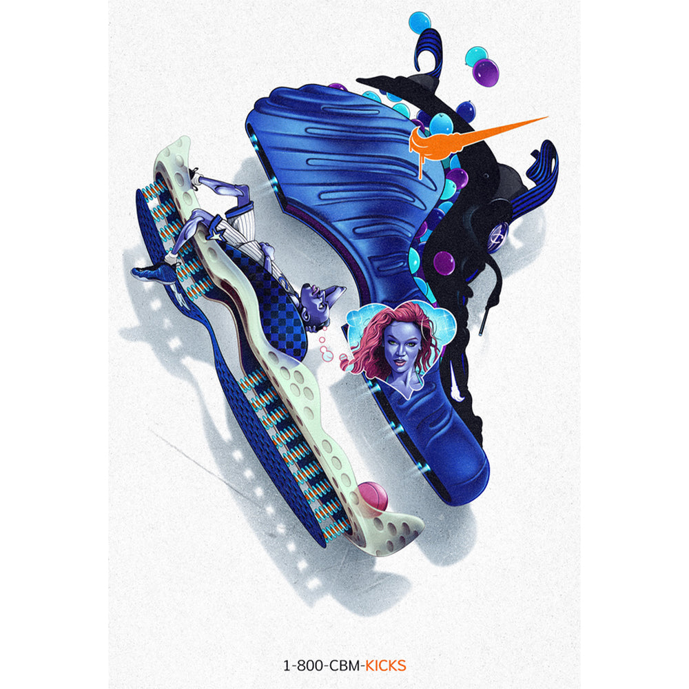 Nike Foamposite (Penny's) Print By Chris B. Murray