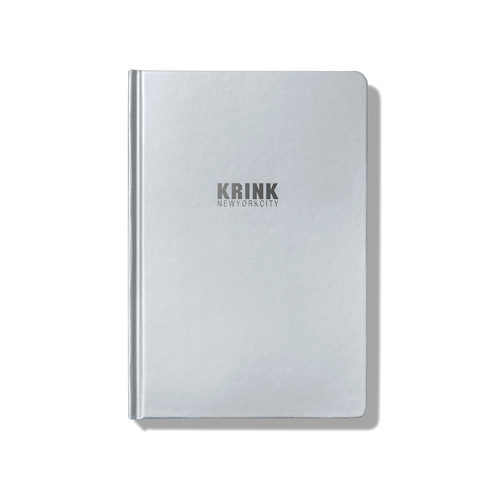 Krink Notebook - A5, 5.8 x 8.3 inches with 200 plain pages super smooth paper