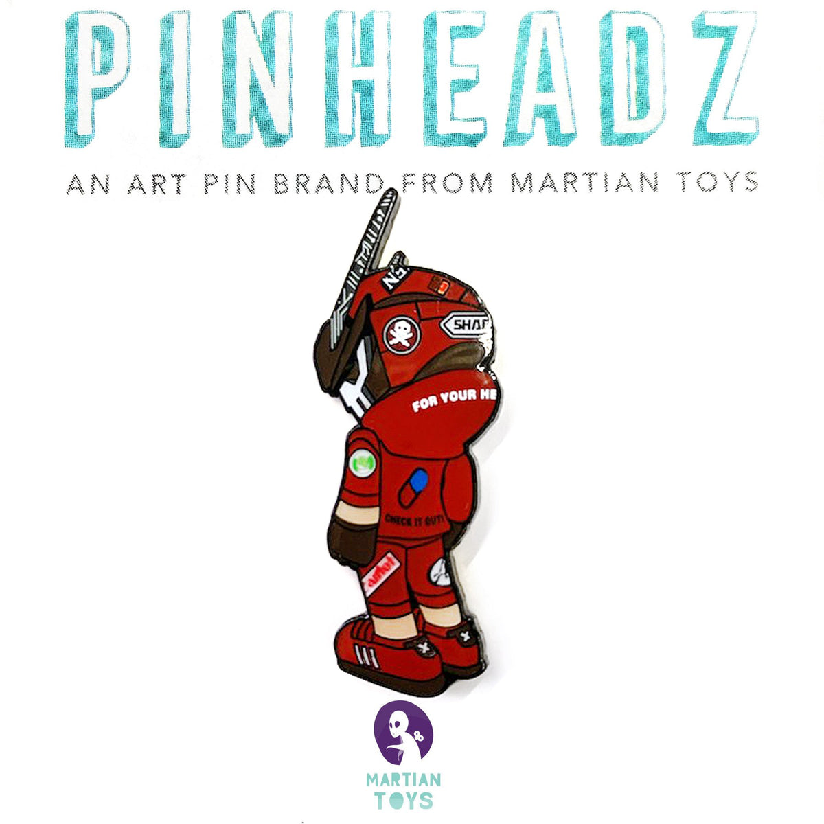 Quiccs Bulletpunk Pins by Quiccs x Various Artists x Martian Toys