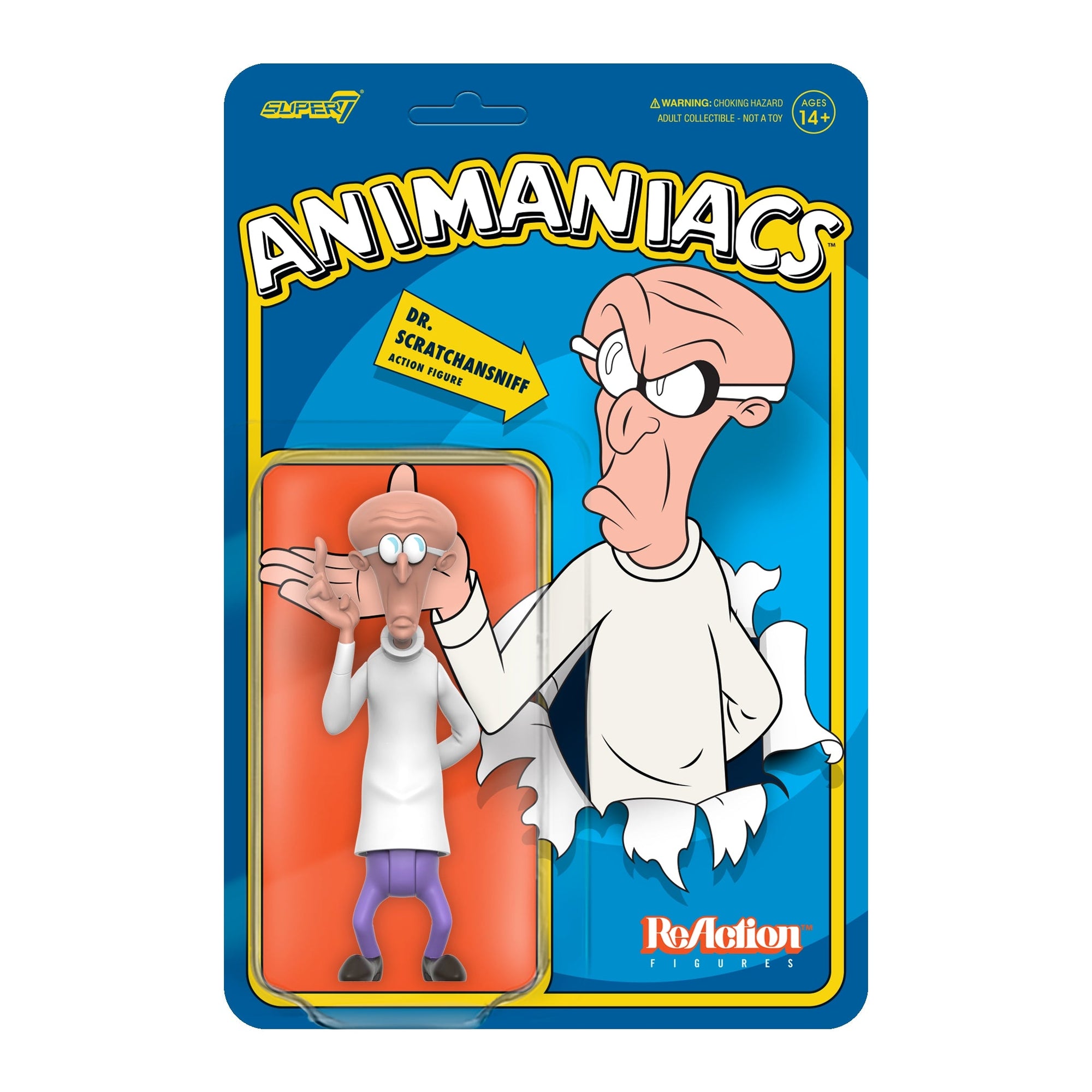 Dr. Scratchansniff ReAction Figure - Animaniacs by Super7