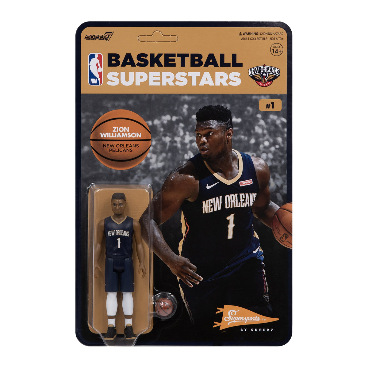 NBA Supersports Figure - Zion Williamson (Pelicans) by SUPER7