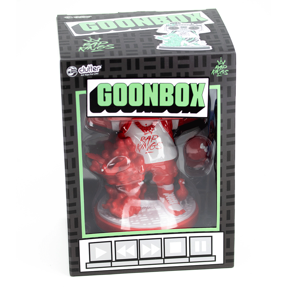 Toronto Red Goonbox by Chris B Murray x Clutter x Collective