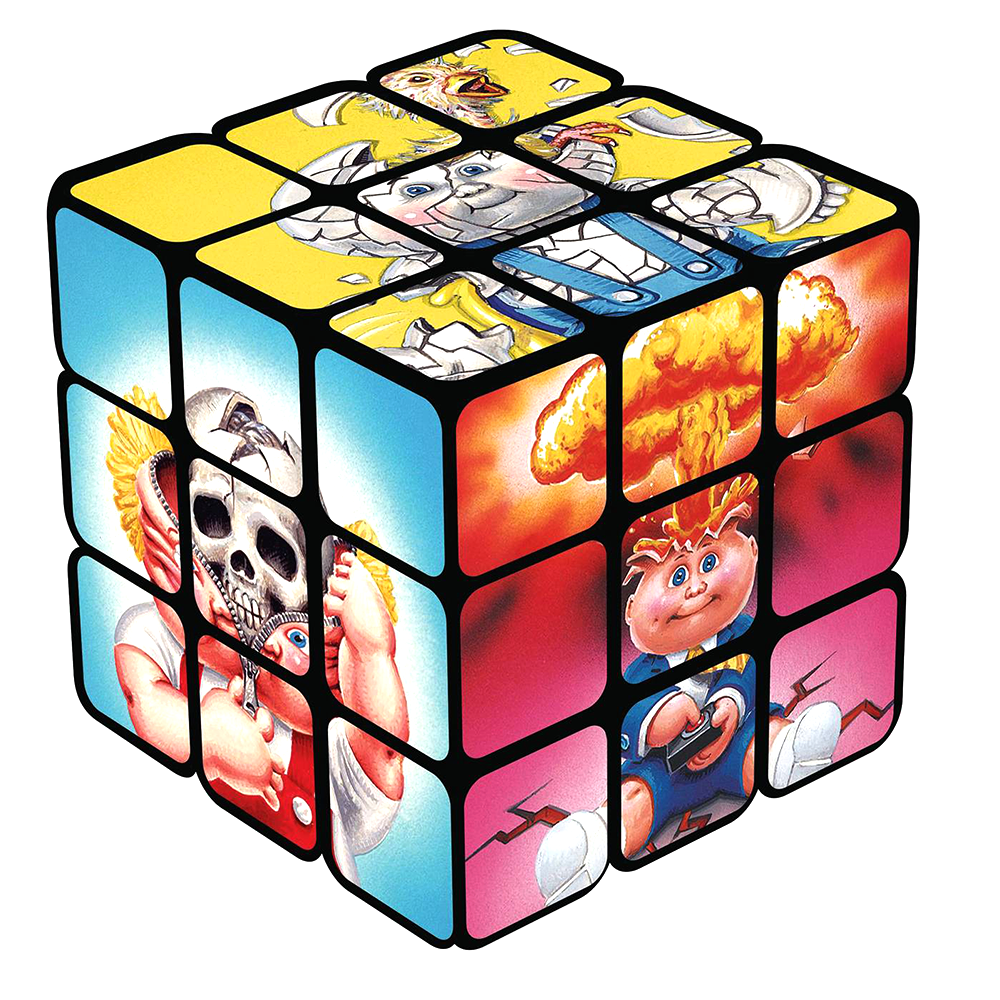Rubik's cube: Garbage Pail Kids edition