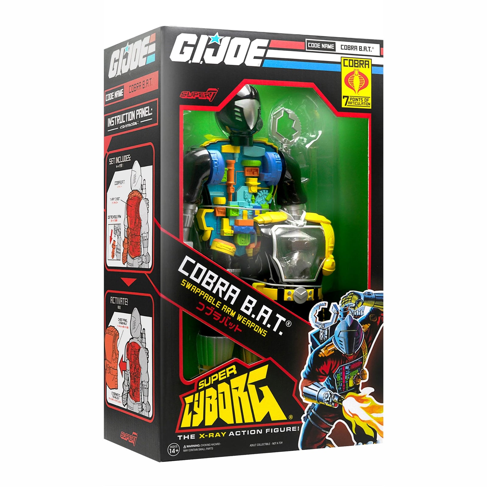 G.I. Joe Super Cyborg – Cobra B.A.T. (Original) by Super7