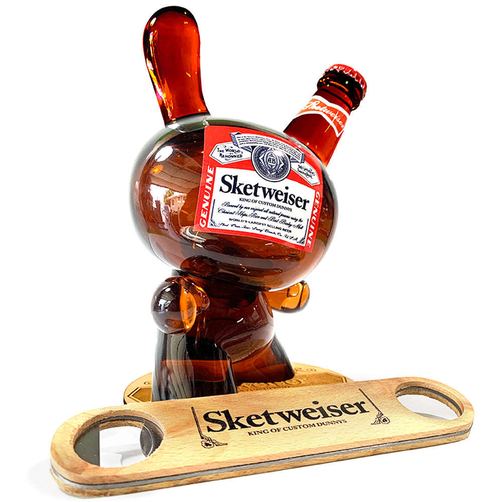 Sketweiser 8” Custom Resin Dunny by Sket-One