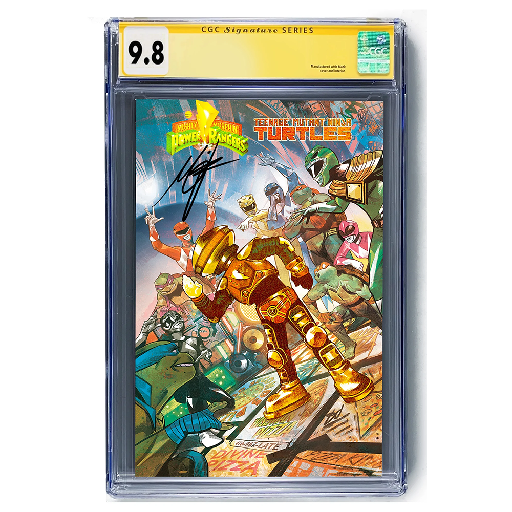 Mighty Morphin Power Rangers Teenage Mutant Ninja Turtles II #1 Alpha 5 Exclusive Variant