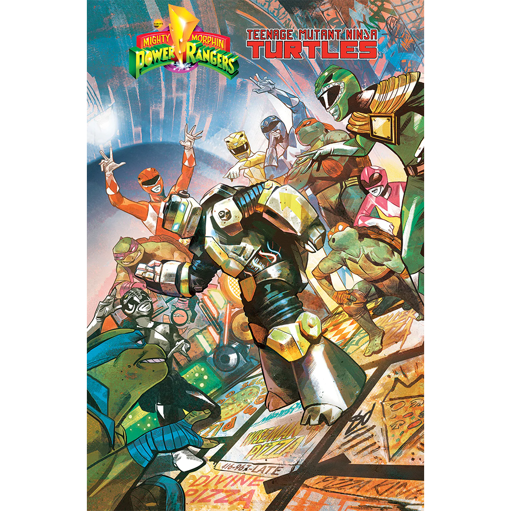 Mighty Morphin Power Rangers Teenage Mutant Ninja Turtles II #1 Metalhead Exclusive Variants