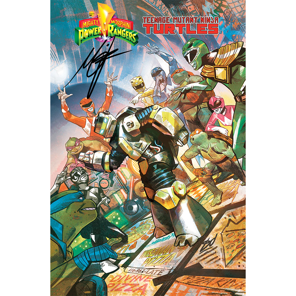 Mighty Morphin Power Rangers Teenage Mutant Ninja Turtles II #1 Metalhead Exclusive Variants