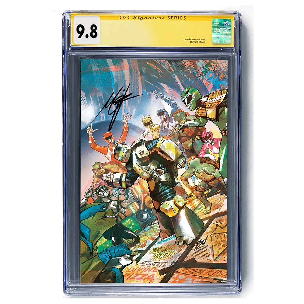 Mighty Morphin Power Rangers Teenage Mutant Ninja Turtles II #1 Metalh ...