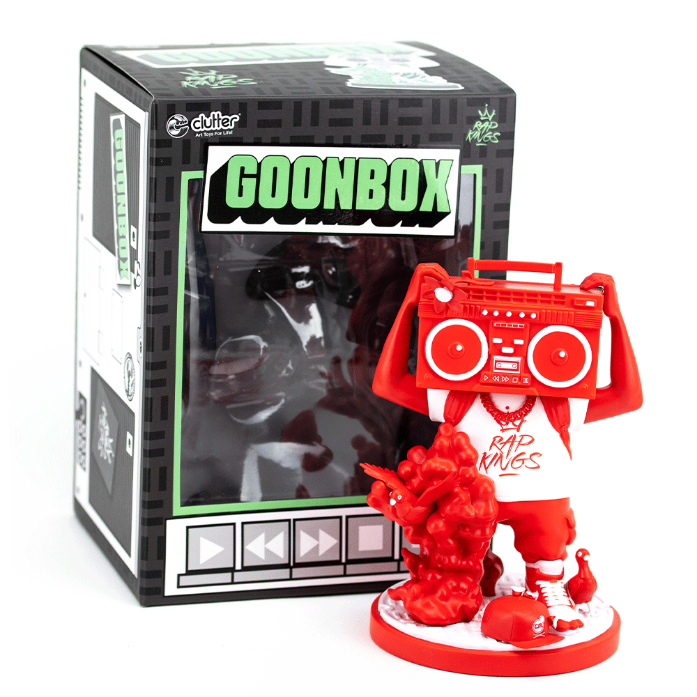 Toronto Red Goonbox by Chris B Murray x Clutter x Collective
