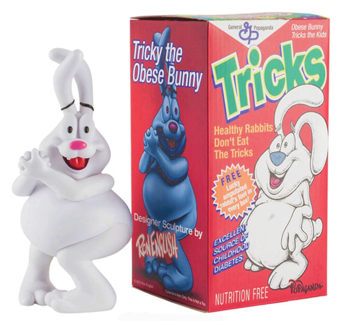 Tricky The Obese Rabbit by Ron English
