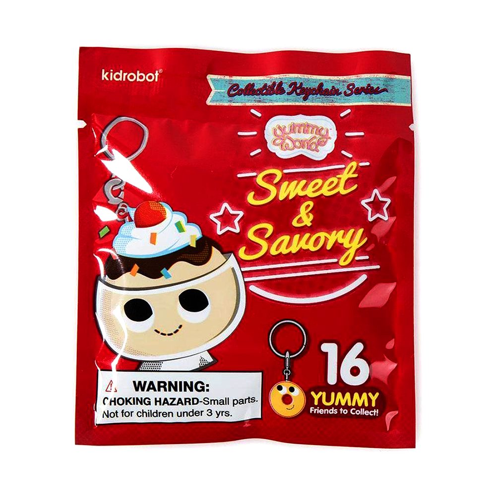 Yummy World Sweet And Savory Blind Box Collectible Keychain Series (1 BLIND BAG)