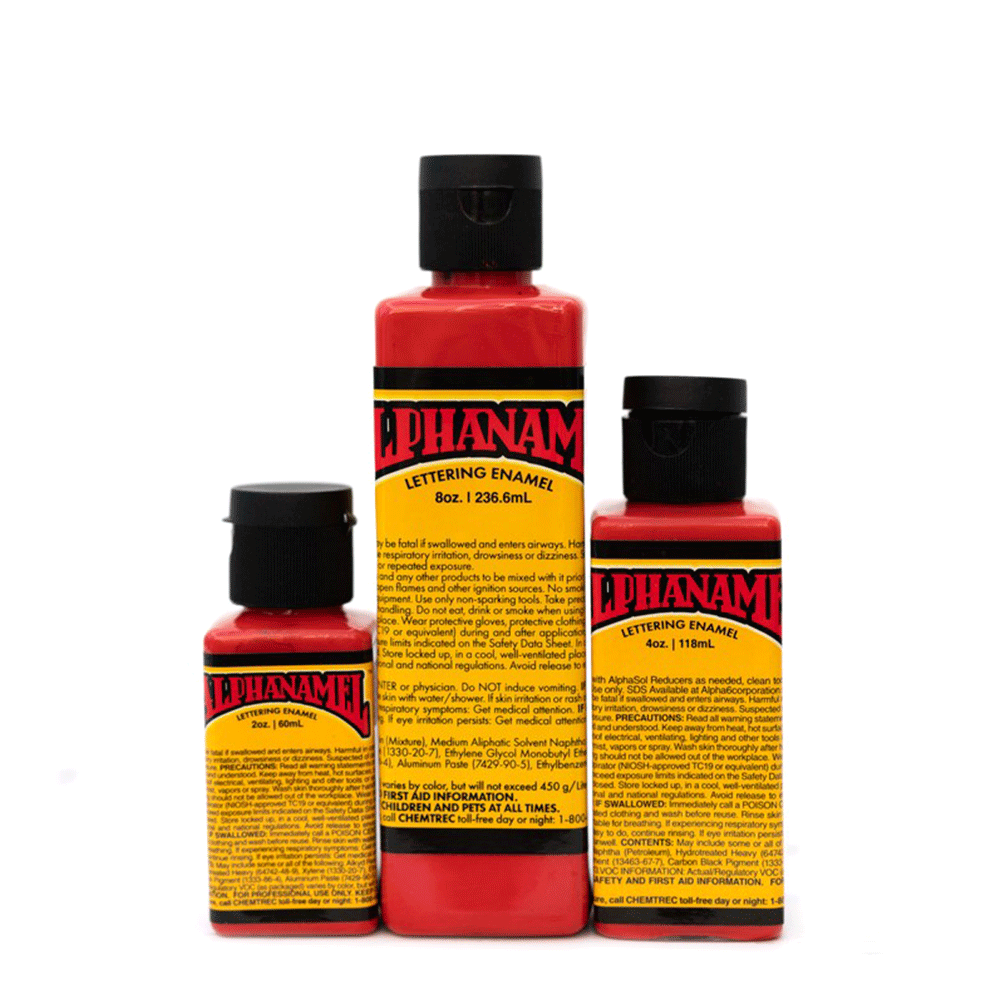 Dark Pink Alphanamel Enamel Paint by Alpha 6 Corp