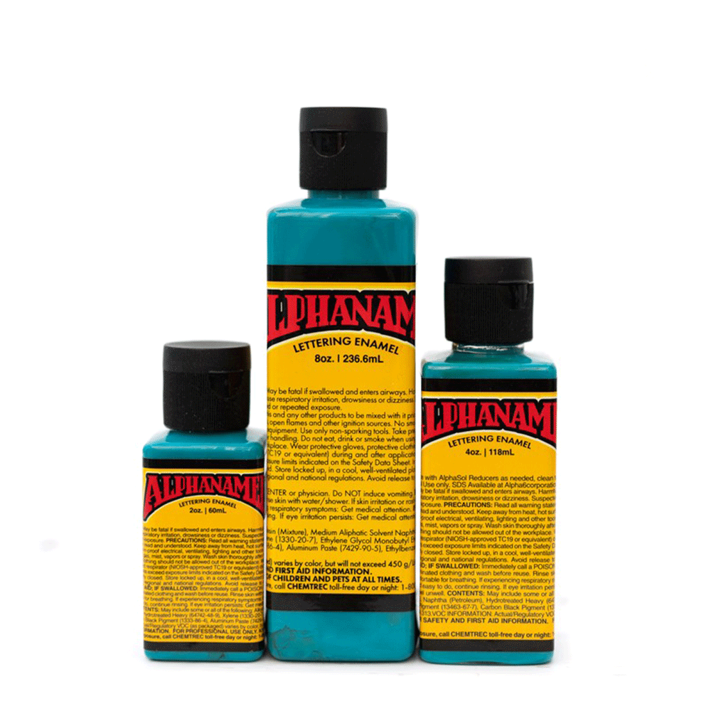 Alpha Teal Alphanamel Enamel Paint by Alpha 6 Corp