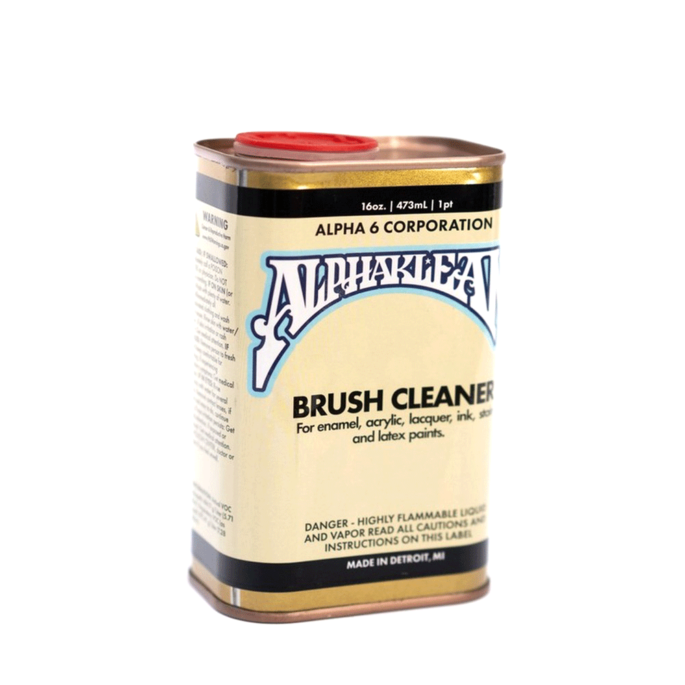 Alphaklean Brush Cleaner 16oz by Alpha 6 Corp