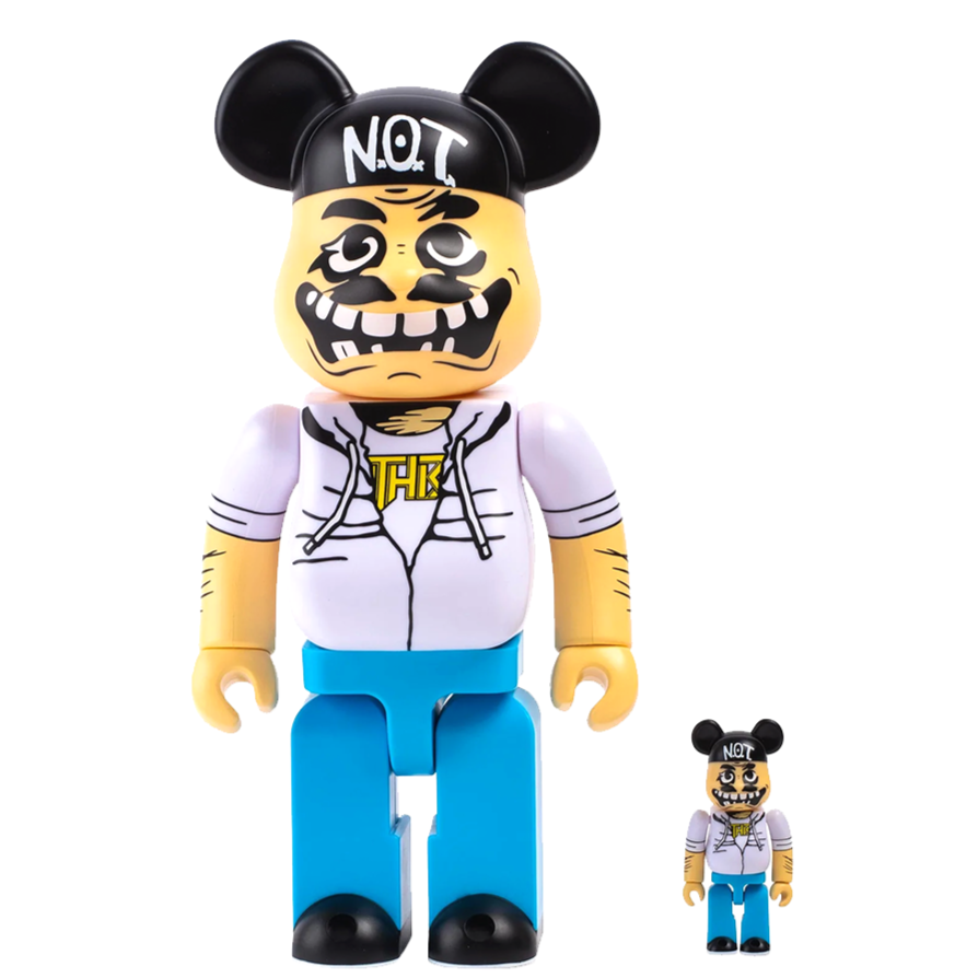 Notman - Anthrax - 400% and 100% Bearbrick by Medicom Toy