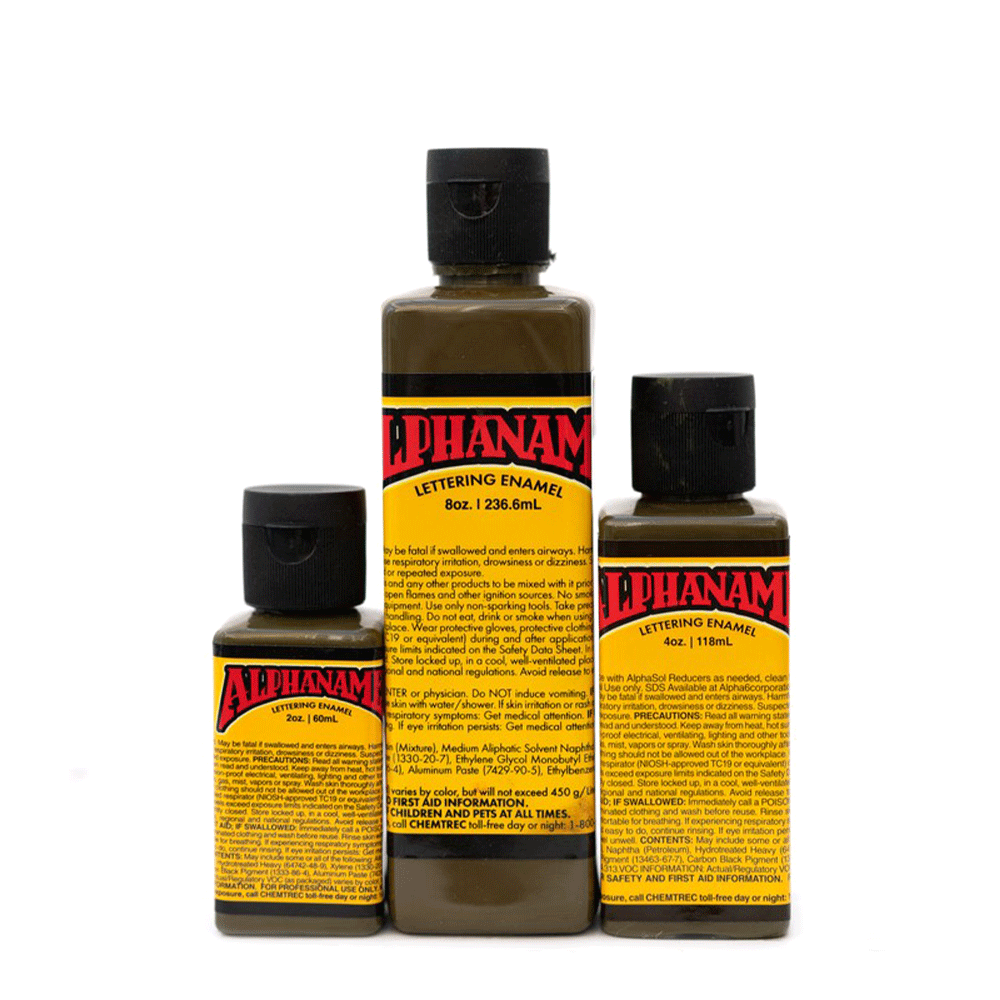 Army Green Alphanamel Enamel Paint by Alpha 6 Corp