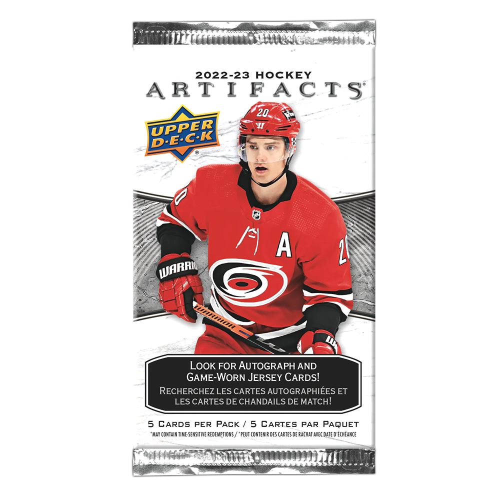2022-23 Upper Deck Artifacts Hockey Cards (1 Single Pack retail)