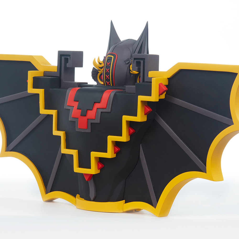 Urban Aztec Batman by Jesse Hernandez x Unruly Industries