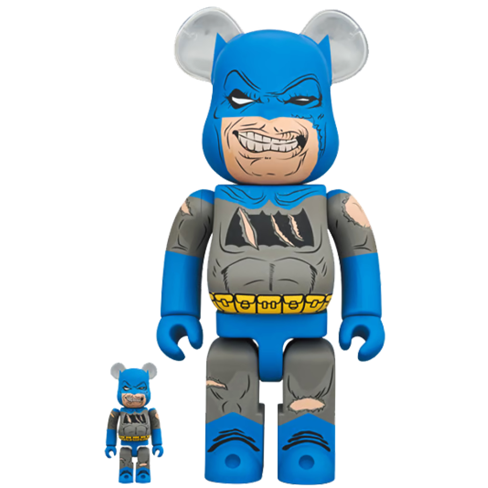 TDKR Batman Triumphant Bearbrick 100% and 400% Batman Be@rbrick Set by Medicom Toy
