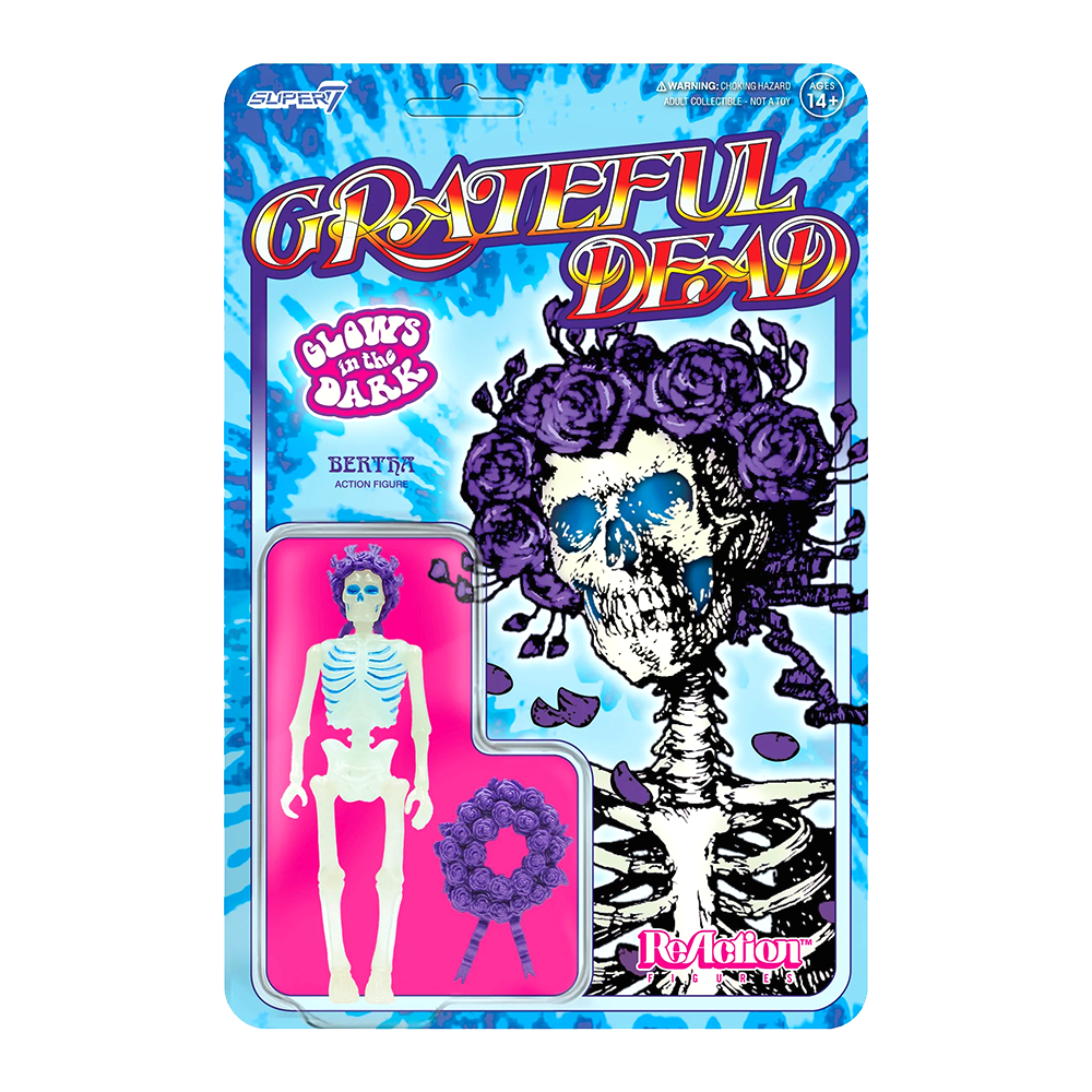Bertha GID ReAction Figure - The Grateful Dead by Super7 *PUNCHED