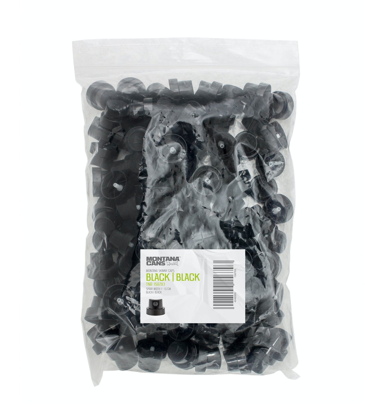 Montana Skinny Low Pressure Cap Black/Black