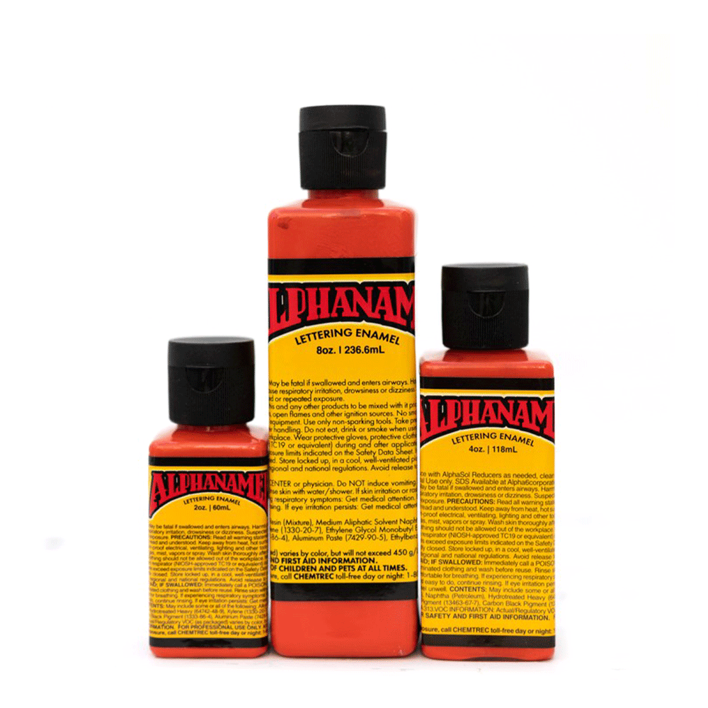 Blood Orange Alphanamel Enamel Paint by Alpha 6 Corp