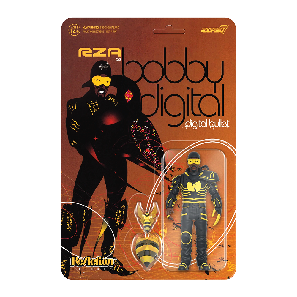 Bobby Digital (Digital Bullet) ReAction Figure - RZA by Super7