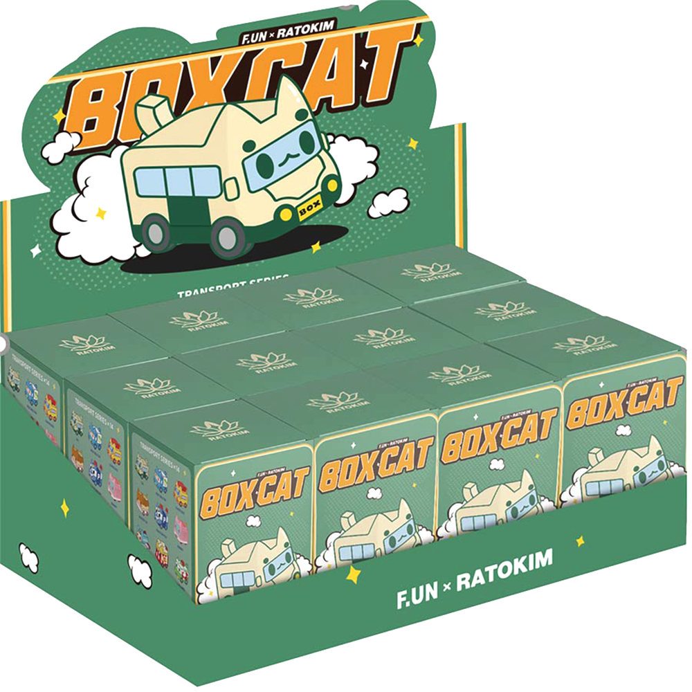 Box Cat Collectible Vinyl cats - Transport Series - by Fun Ratokim