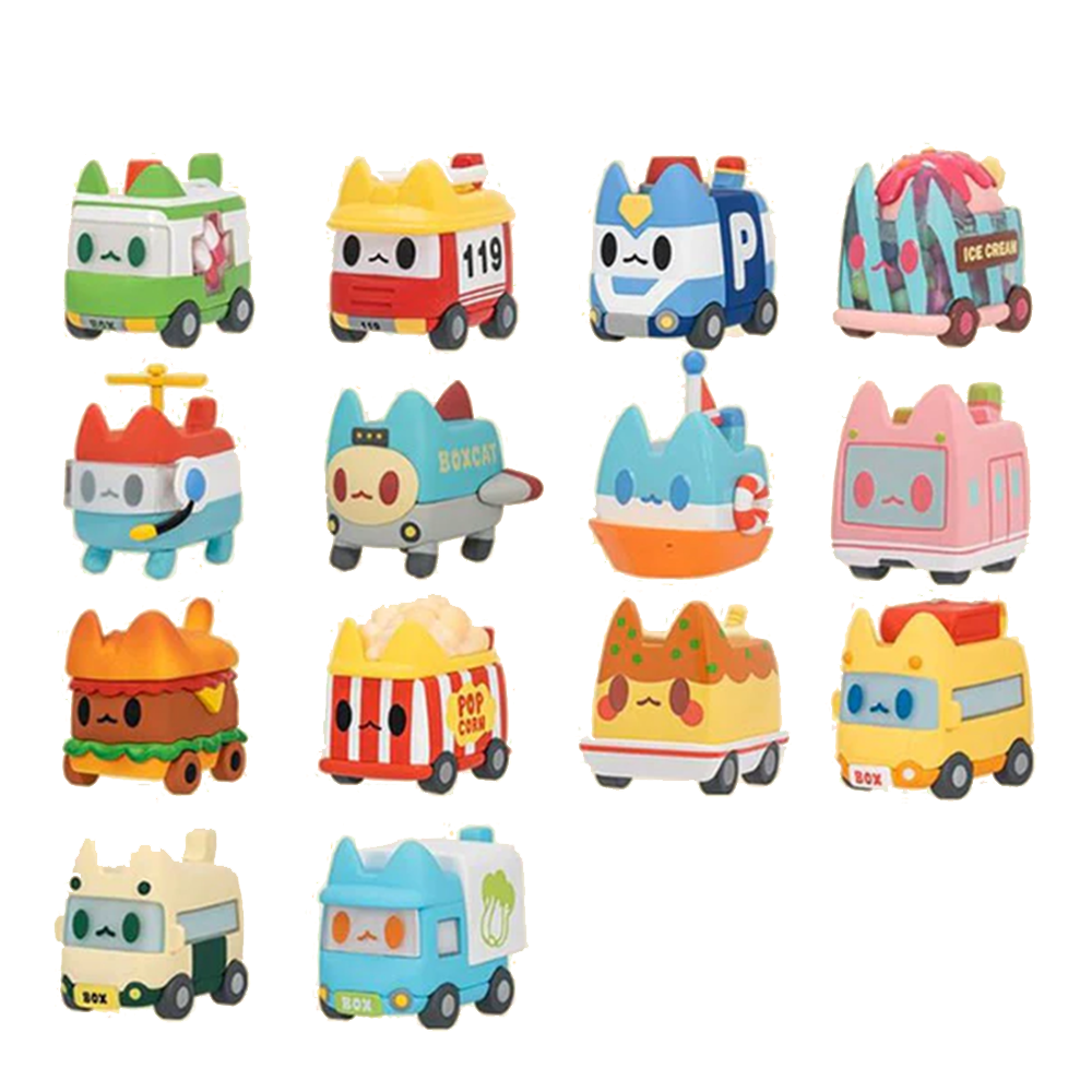 Box Cat Collectible Vinyl cats - Transport Series - by Fun Ratokim