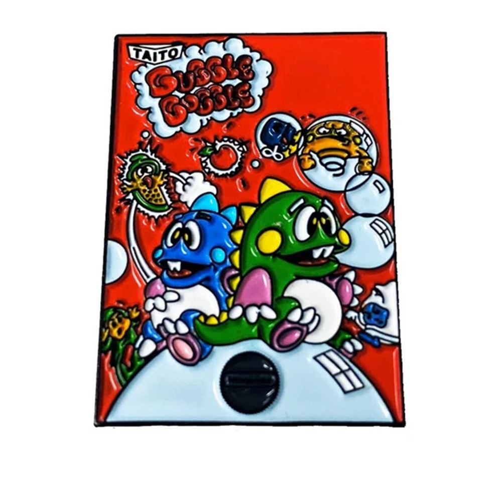 Bubble Bubble Nintendo Cover Art Enamel Phantom Pin