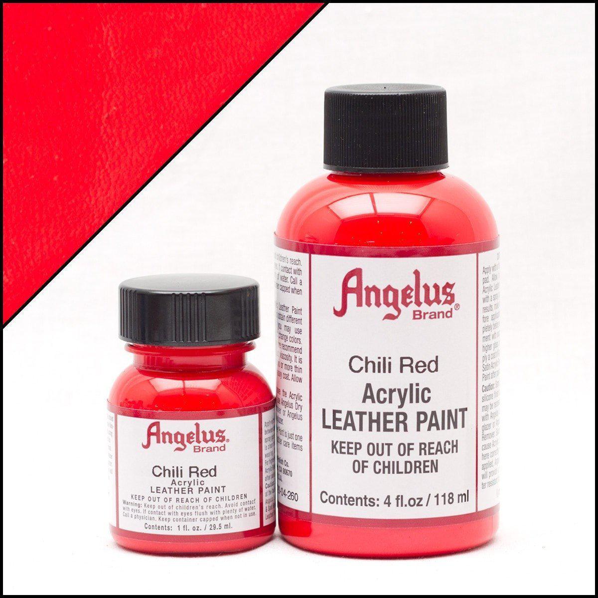 Chili Red Angelus Leather Paint 4oz - TorontoCollective