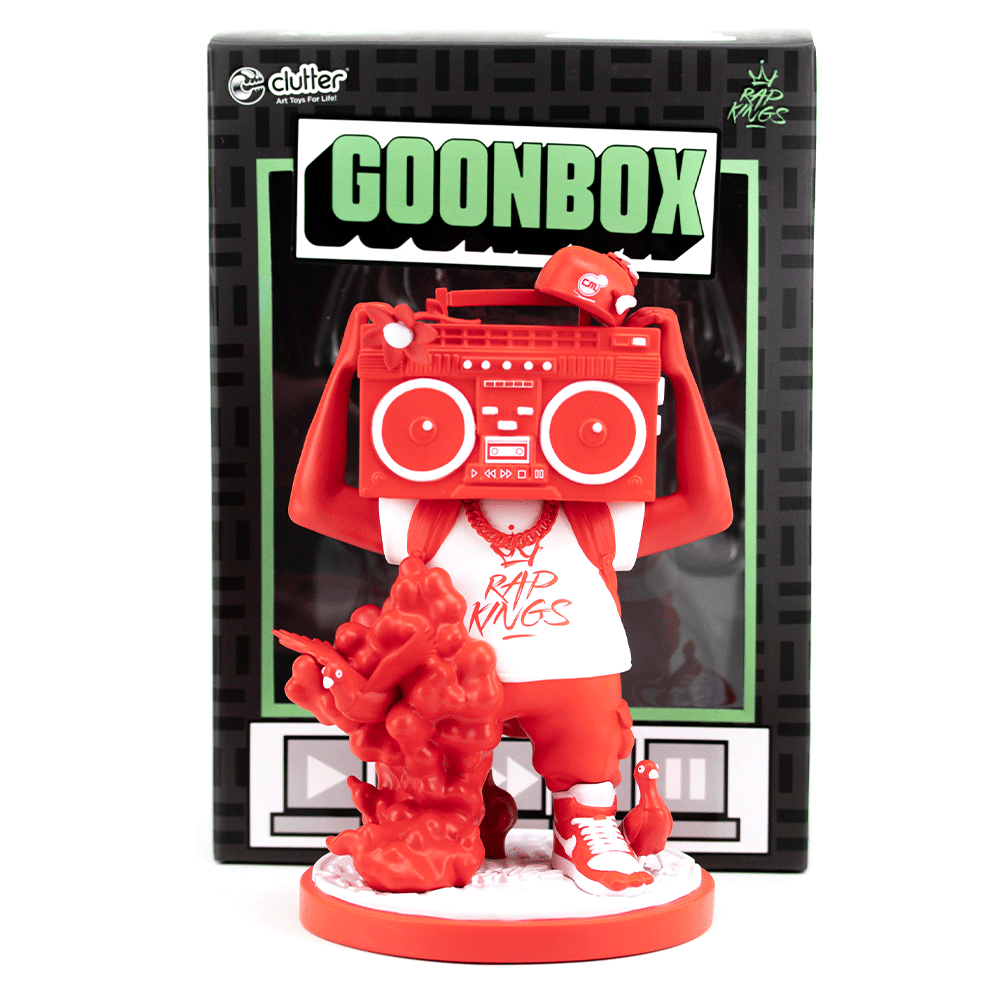 Toronto Red Goonbox by Chris B Murray x Clutter x Collective