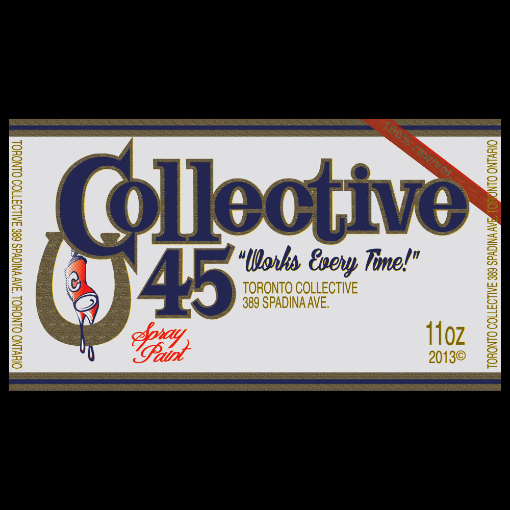 Collective 45 Label sticker
