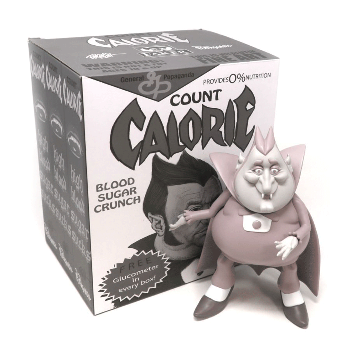 Count Calorie Monotone Edition by Ron English *Displayed