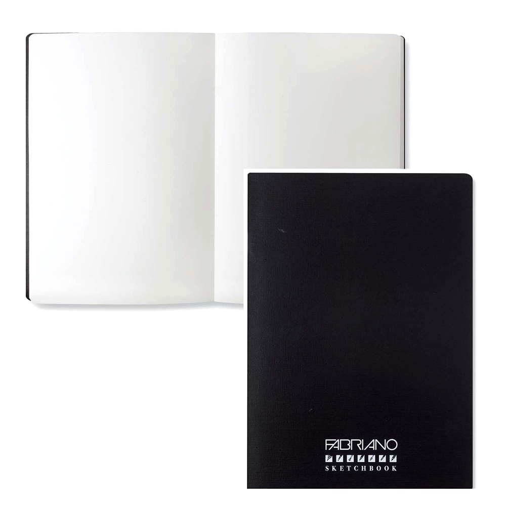 Accademia Black Sketch Book, 8.25&quot; x 11.75&quot;