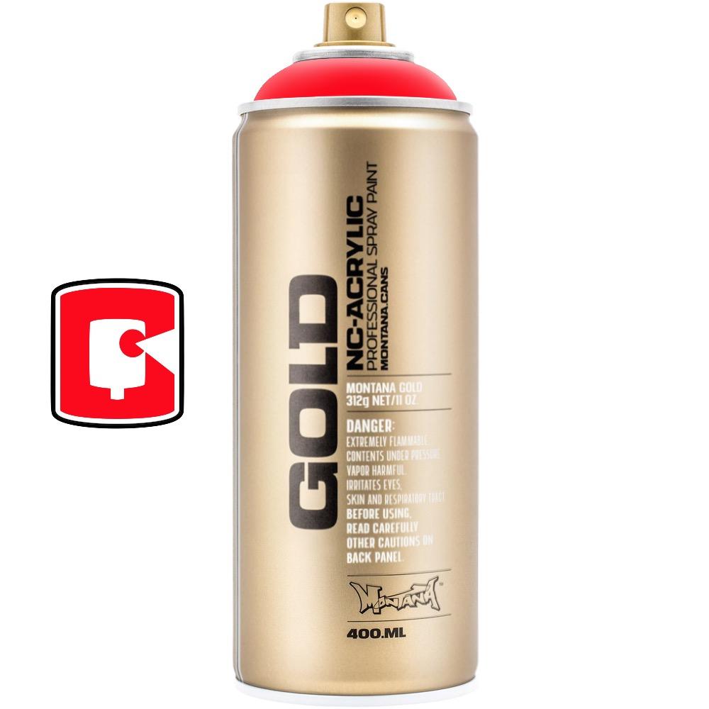 Fire Red-Montana Gold Fluorescents-400ML Spray Paint-TorontoCollective