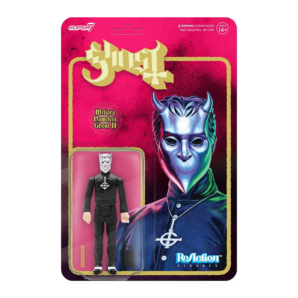 Meliora Nameless Ghoul (Cowbell &amp; Drumsticks) ReAction Figure - Ghosts by Super7