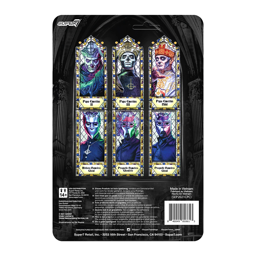 Meliora Nameless Ghoul (Cowbell &amp; Drumsticks) ReAction Figure - Ghosts by Super7