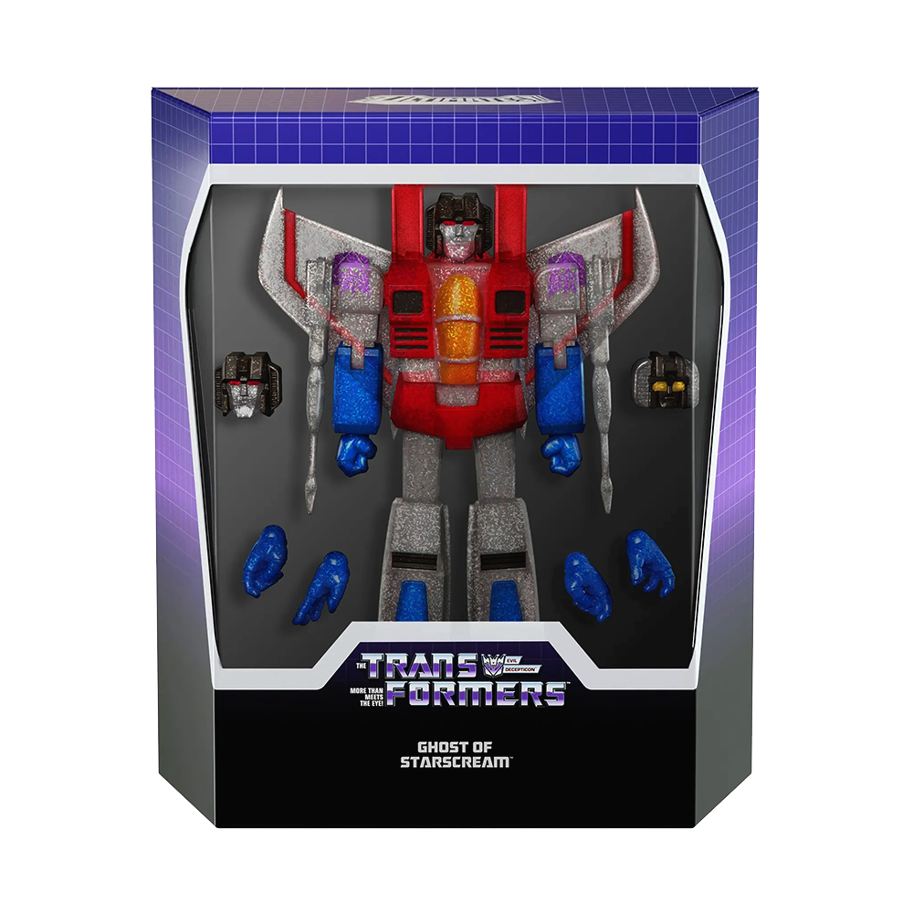Ghost of Starscream - Transformers Ultimates! Figure by Super7