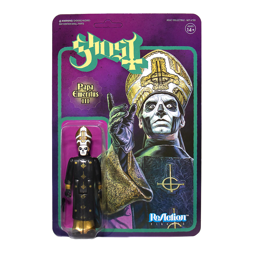 Papa Emeritus III ReAction Figure - Ghosts by Super7 *PUNCHED