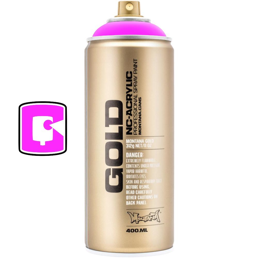 Gleaming Pink-Montana Gold Fluorescents-400ML Spray Paint-TorontoCollective
