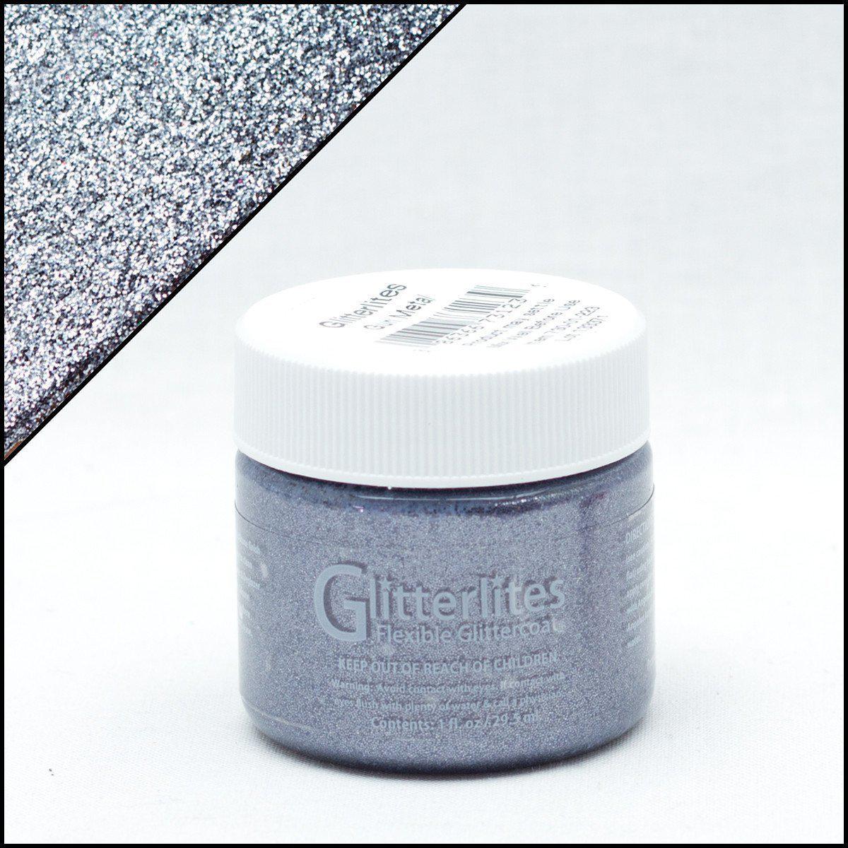 Gunmetal-Angelus-Glitterlite Paint-TorontoCollective