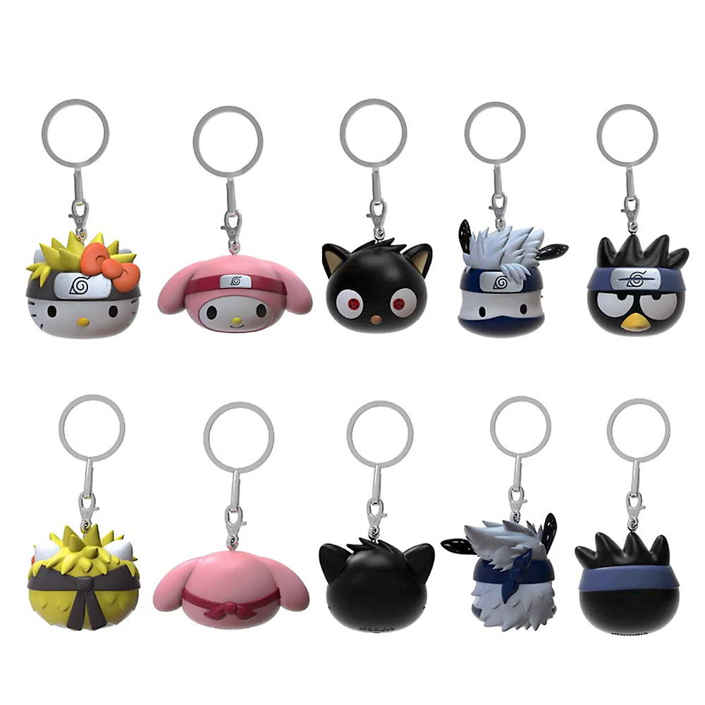 Naruto Shippuden X Hello Kitty And Friends Blind Bag vinyl Key Chain