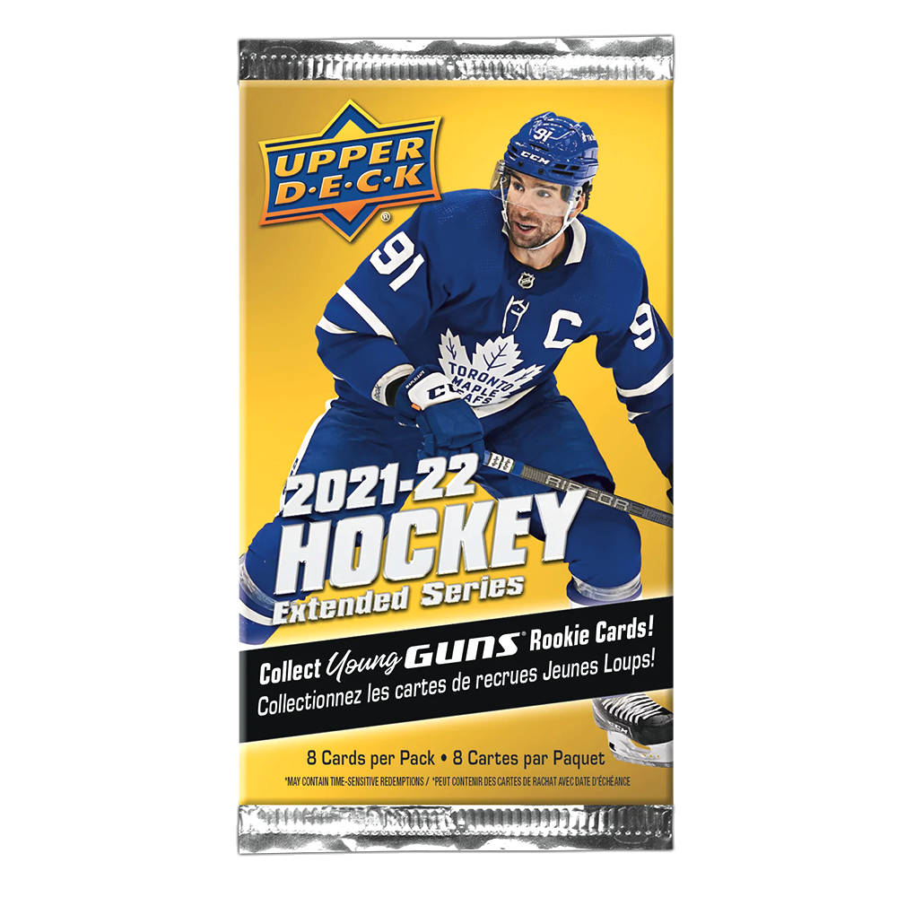 Upper Deck 2021-22 Hockey extended series Trading Cards