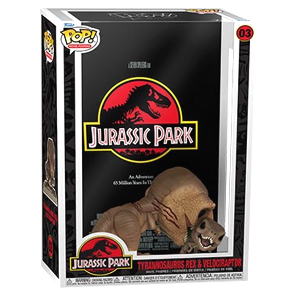 Tyrannosaurus Rex & Velociraptor - Jurassic Park - Funko Pop Movie Posters #03