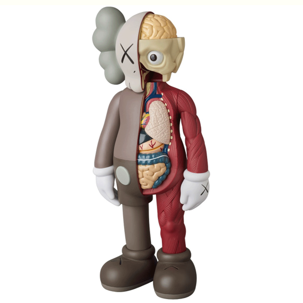 Kaws Flayed Companion Brown Open Edition by Medicom TOy Kaws Flayed Companion Brown Open Edition by Medicom TOy