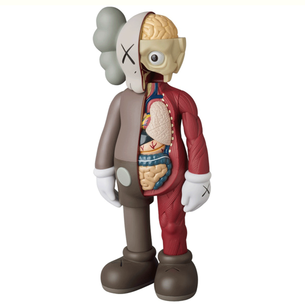 Kaws Flayed Companion Brown Open Edition by Medicom TOy