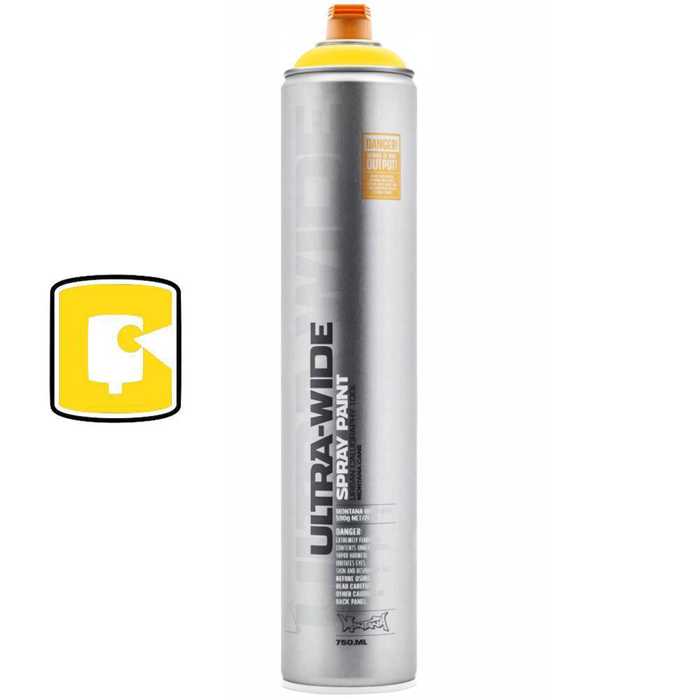 Kicking Yellow Ultra Wide 750 ML Spray Paint
