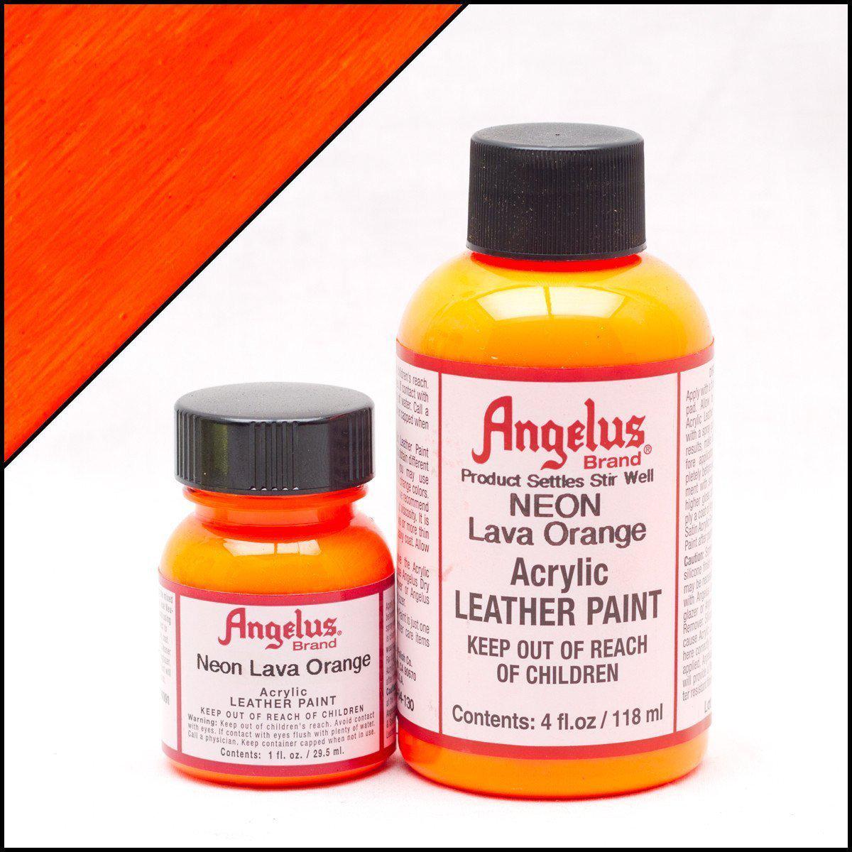 Lava Orange-Angelus-Neon Leather Paint-TorontoCollective